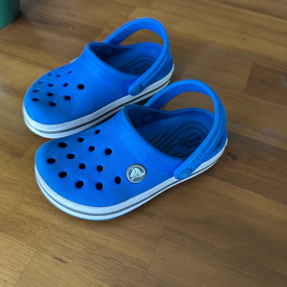 Toddler Blue Crocband Clogs Crocs